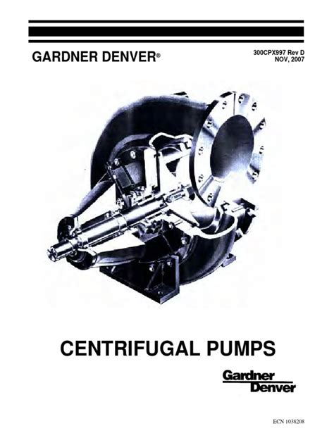 gardner denver centrifugal pump manual|gardner denver high pressure pumps.